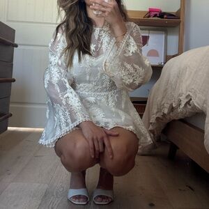 Zimmermann Lace off-White Top